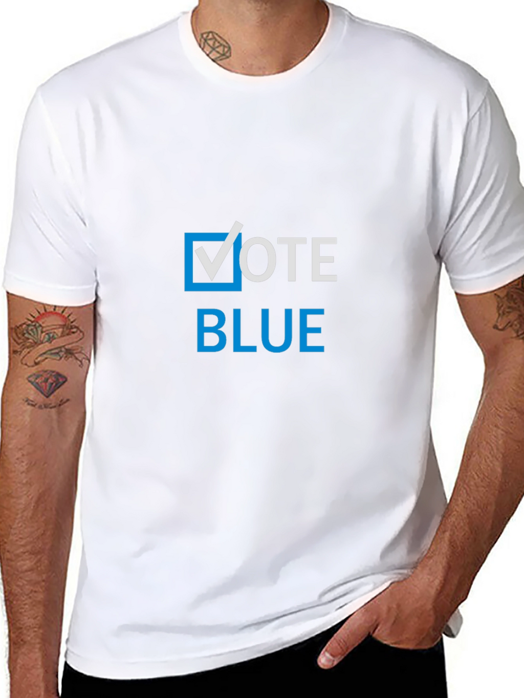 Vote Blue Graphic T-Shirt