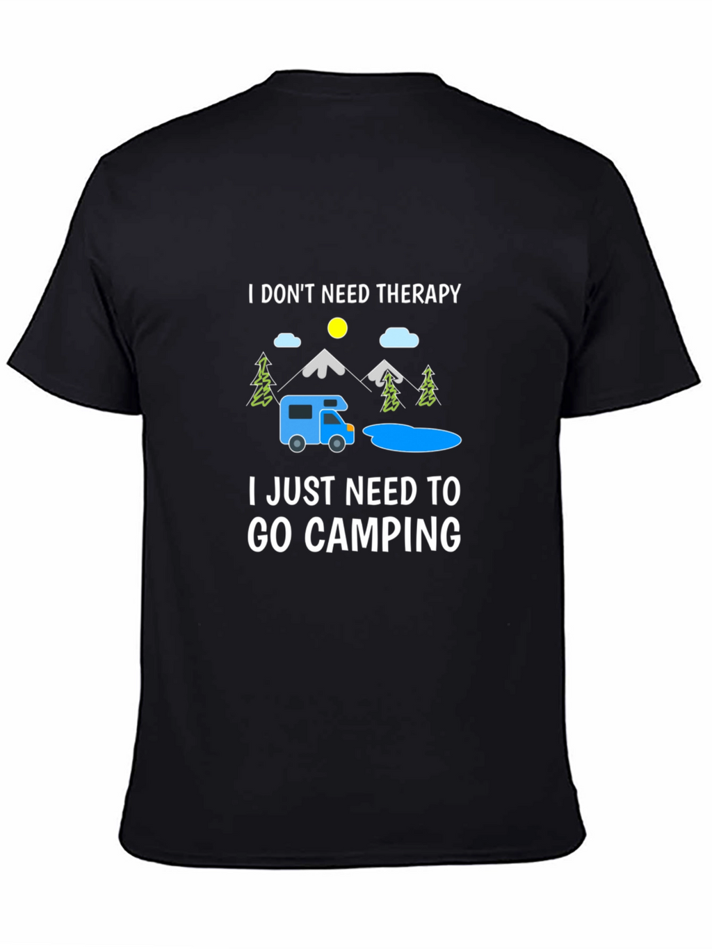 Camping Therapy T-Shirt: Outdoor Adventure Tee