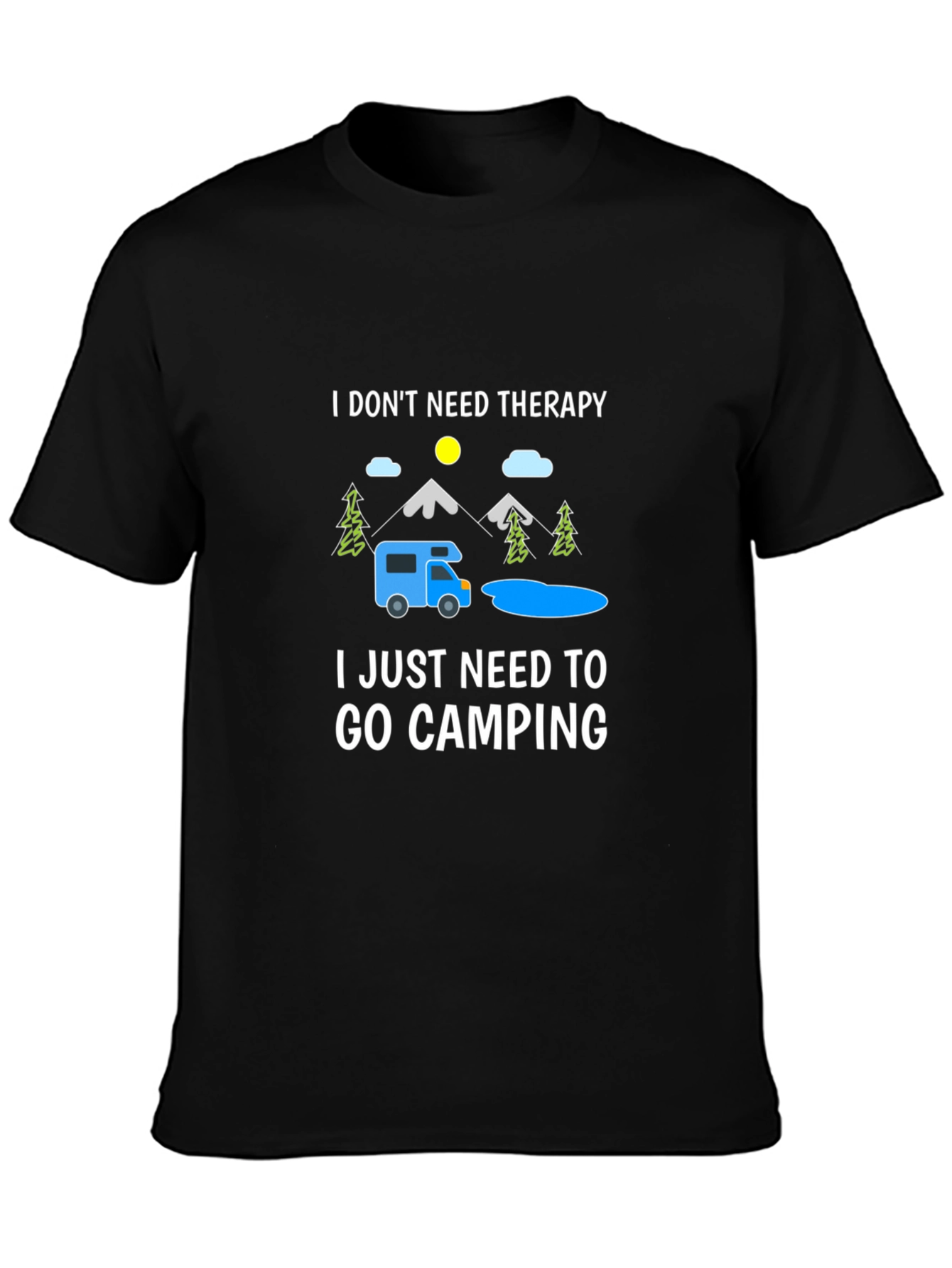 Camping Therapy T-Shirt: Outdoor Adventure Tee