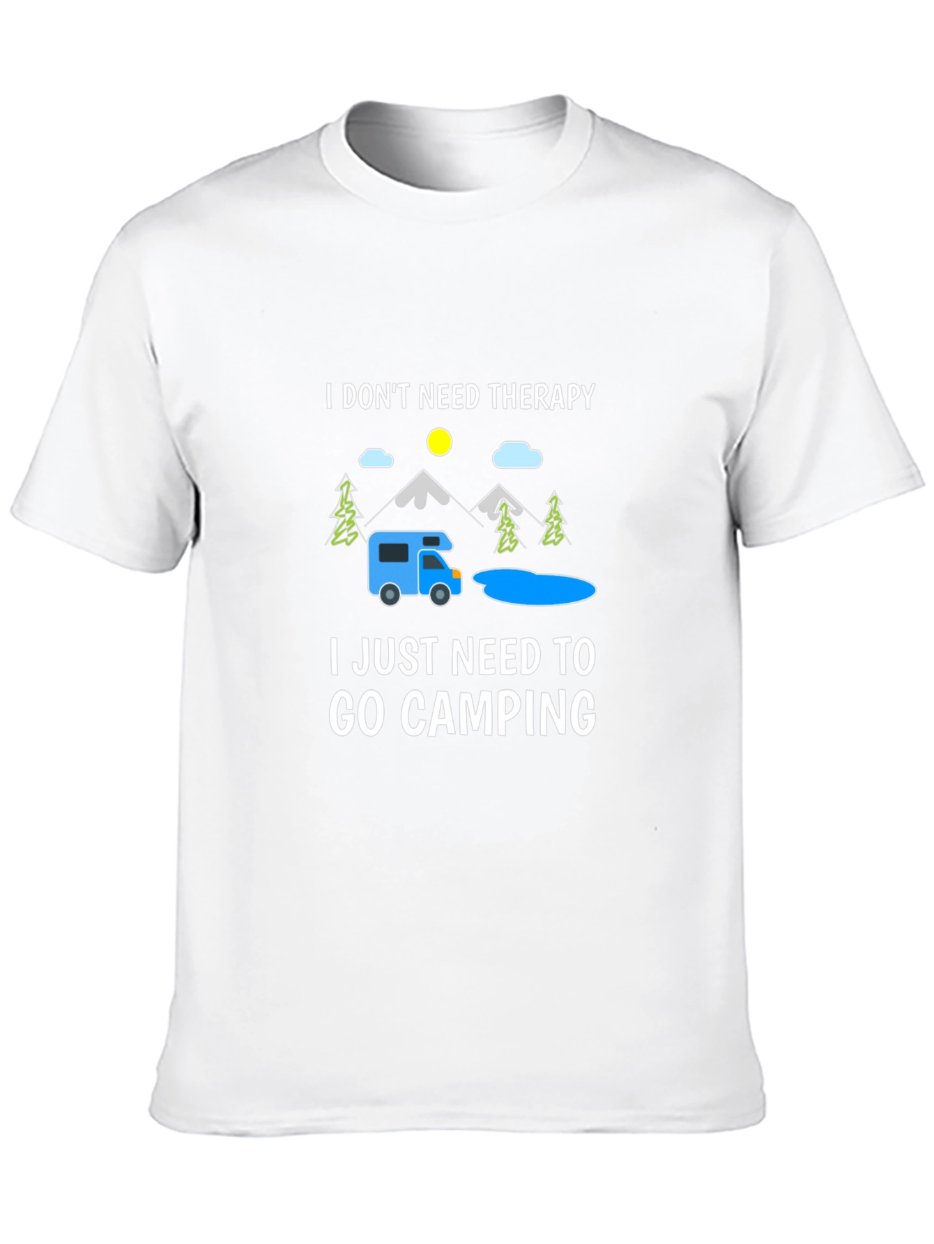 Camping Therapy T-Shirt: Outdoor Adventure Tee