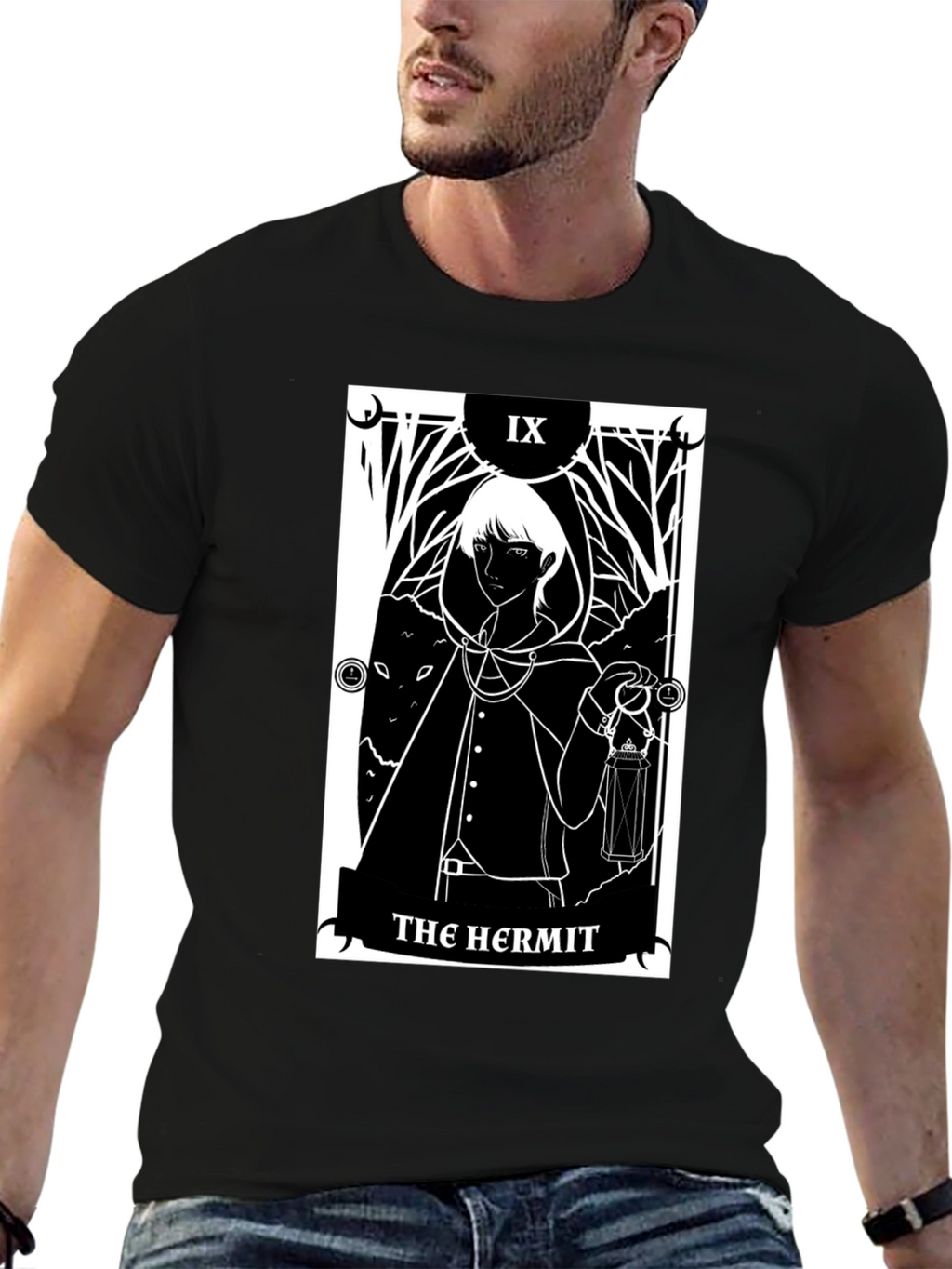 The Hermit Tarot Card T-Shirt