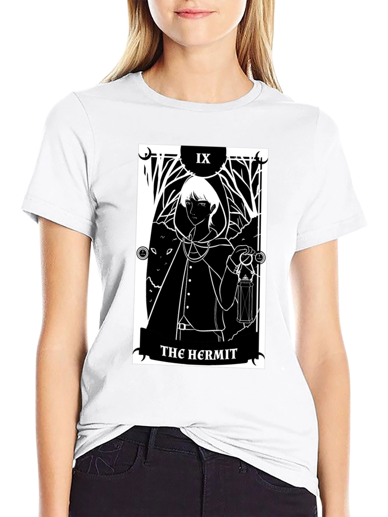 The Hermit Tarot Card T-Shirt