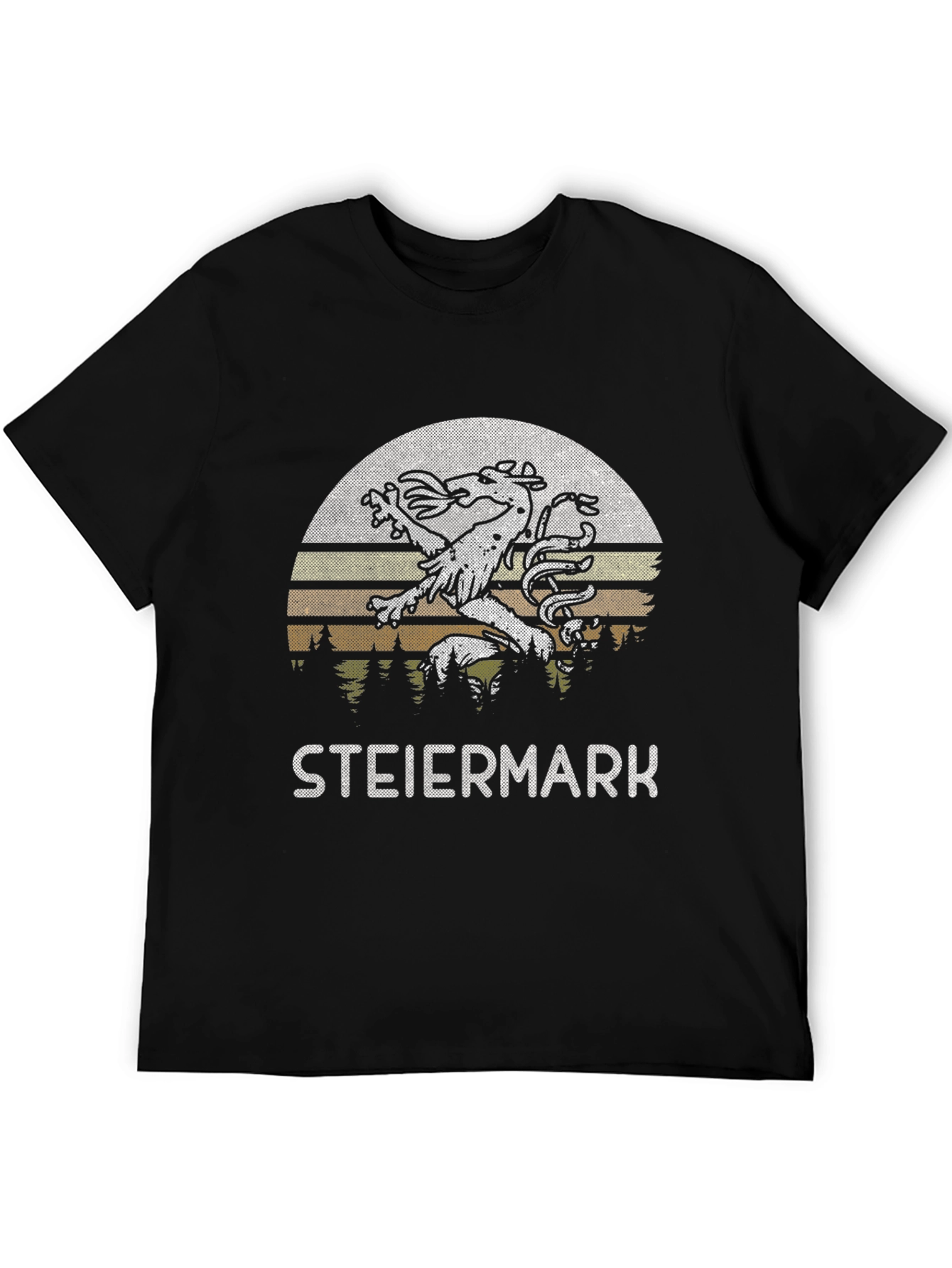 Steiermark Austria Lion T-Shirt Vintage Style