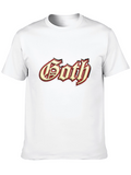 Goth Style Graphic Tee - Black