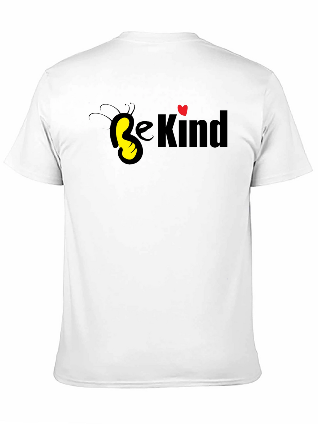 Be Kind Graphic Tee - Black Cotton Casual T-Shirt