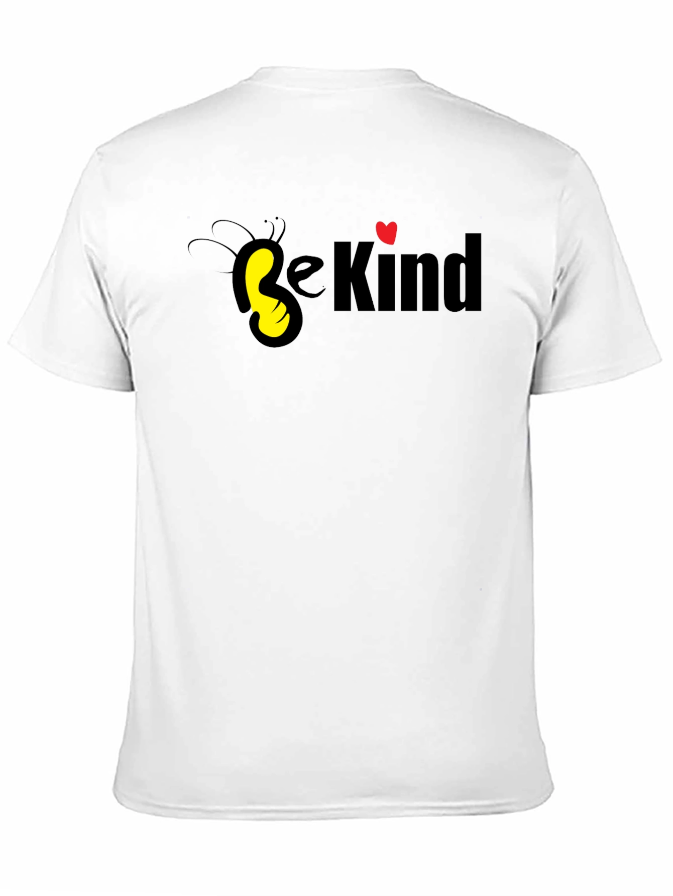 Be Kind Graphic Tee - Black Cotton Casual T-Shirt