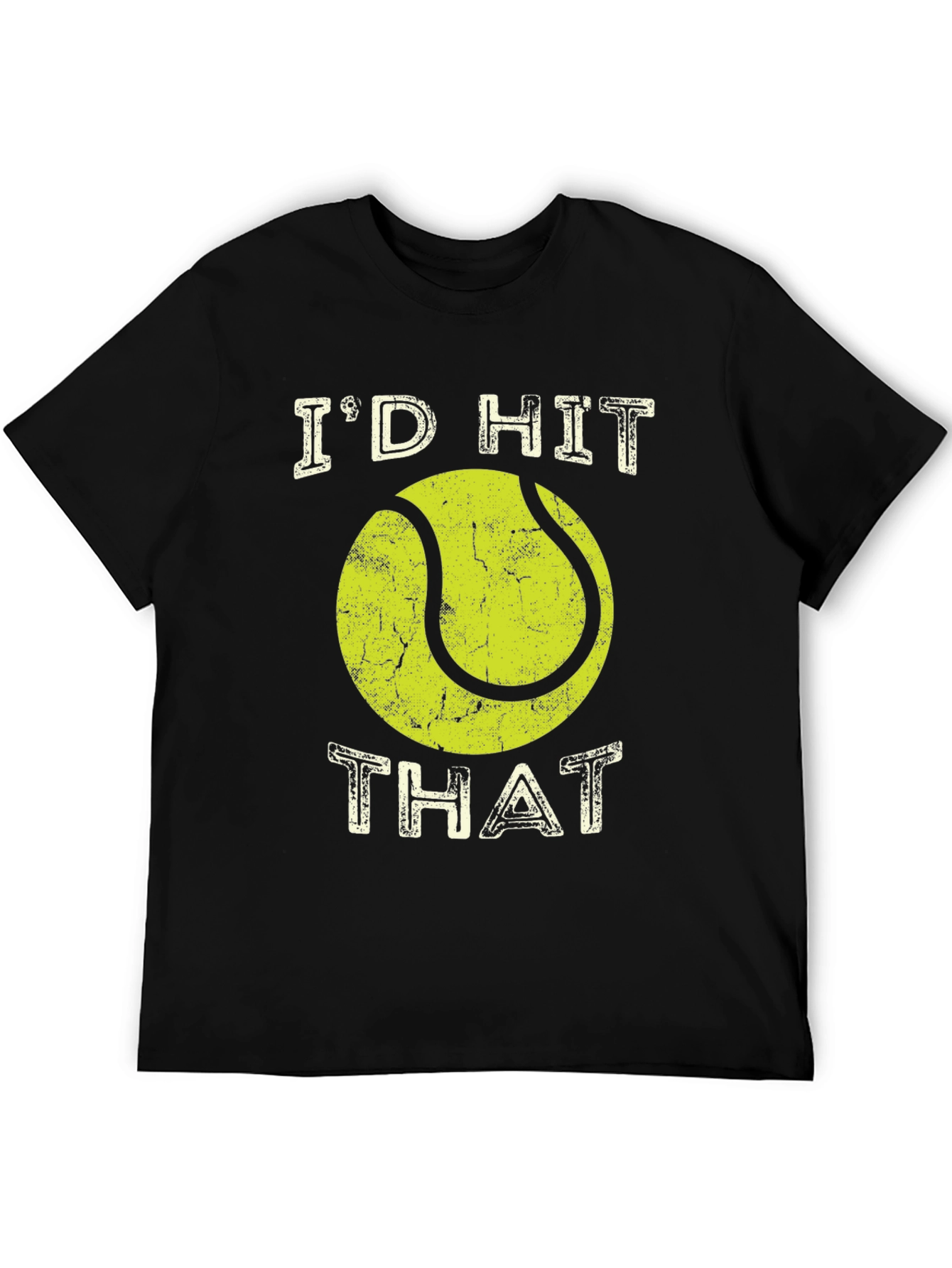 Id Hit That Tennis Ball Graphic T-Shirt