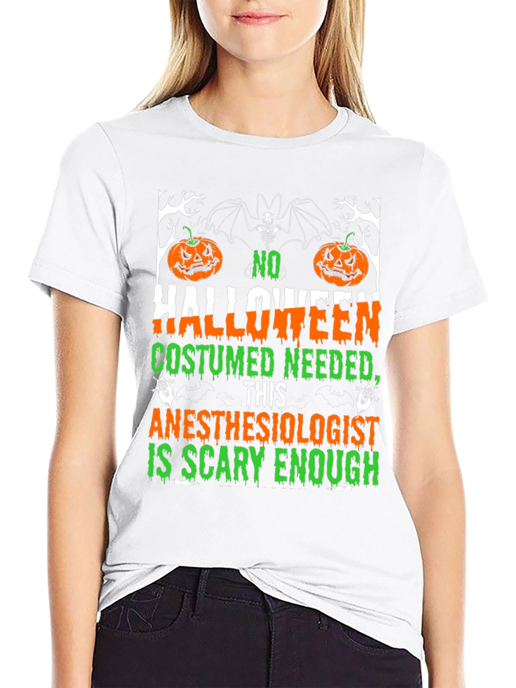 Anesthesiologist Halloween T-Shirt - Scary Enough Costume Tee