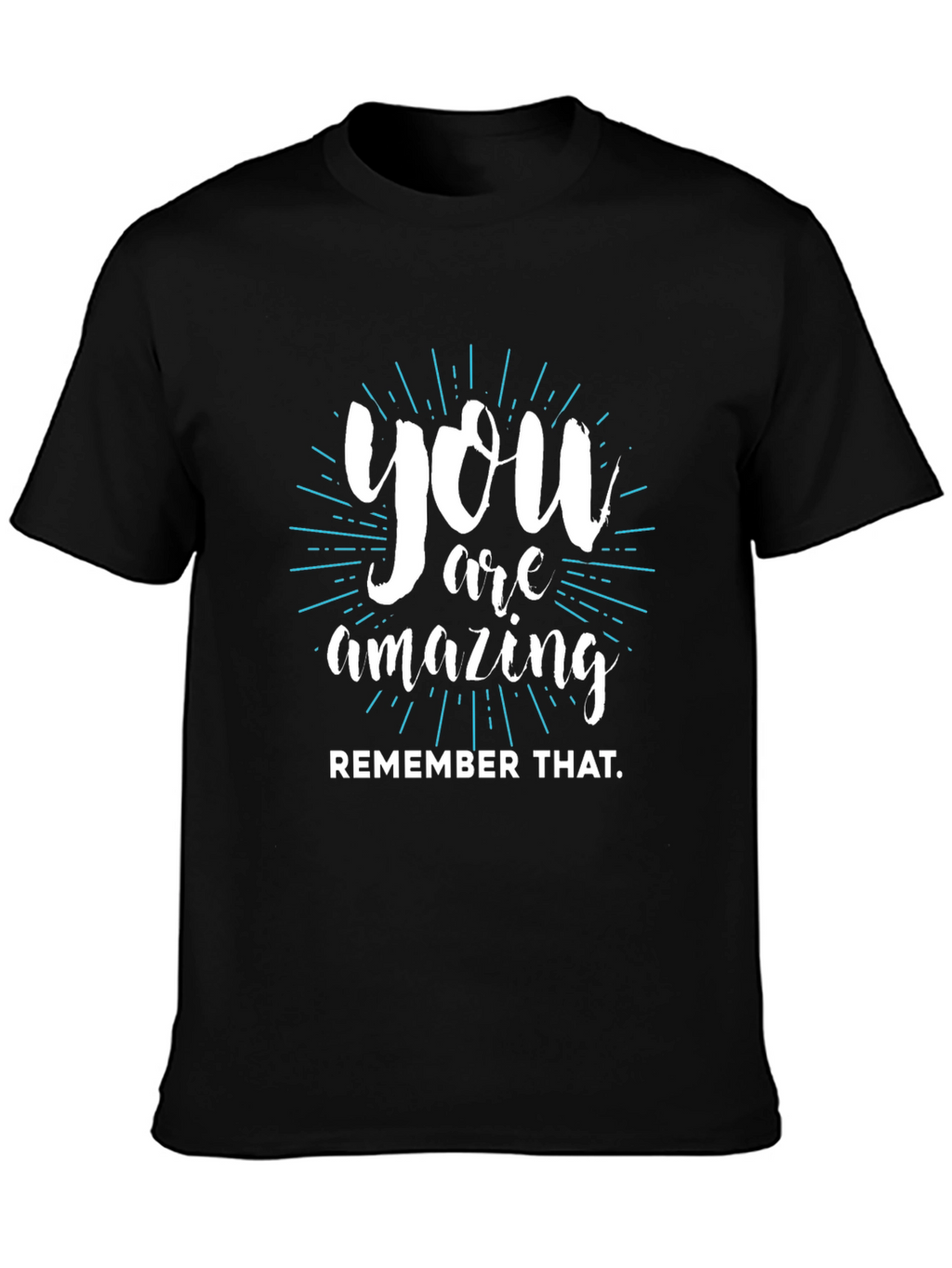 You Are Amazing Graphic T-Shirt - Black