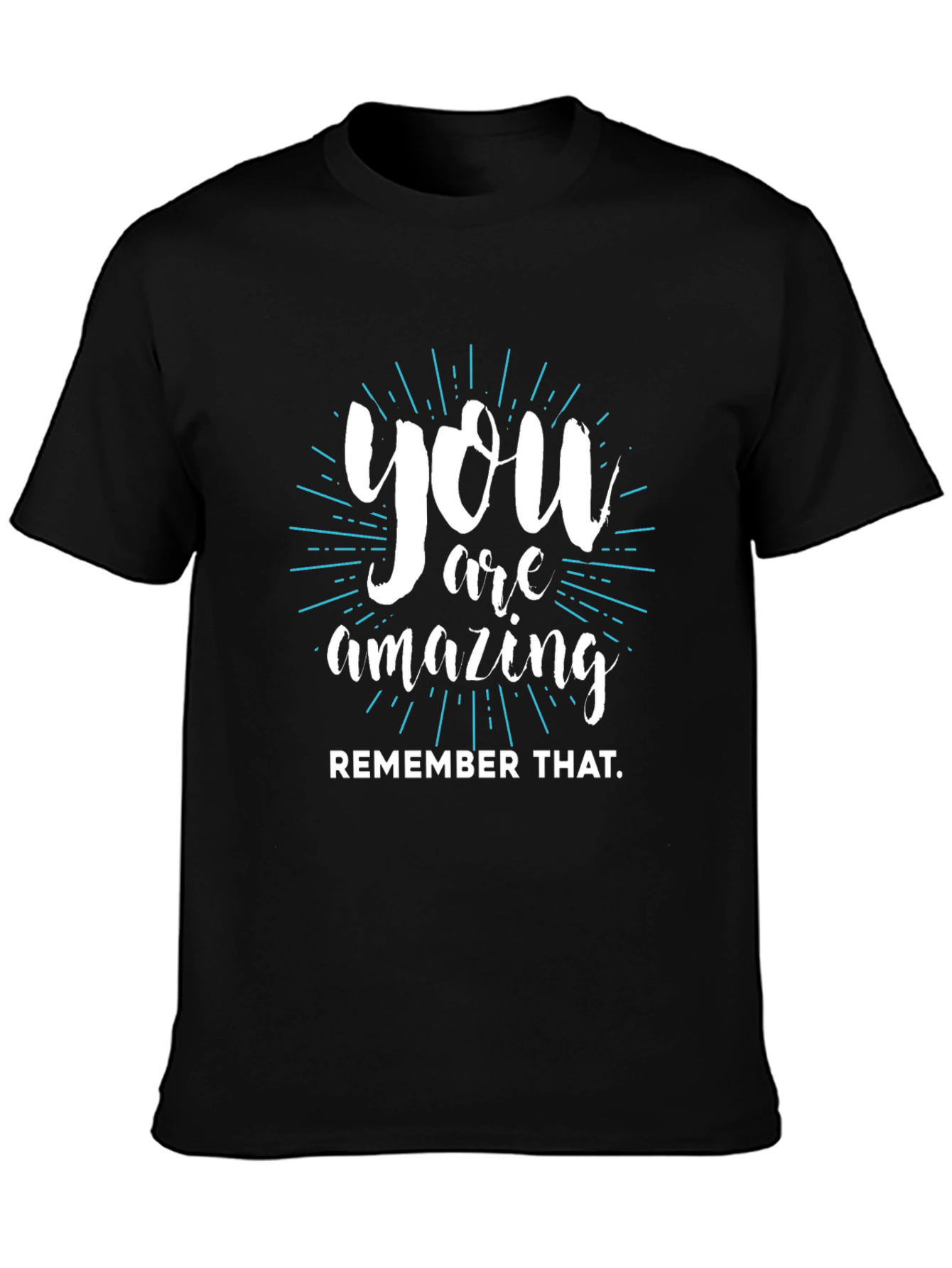 You Are Amazing Graphic T-Shirt - Black