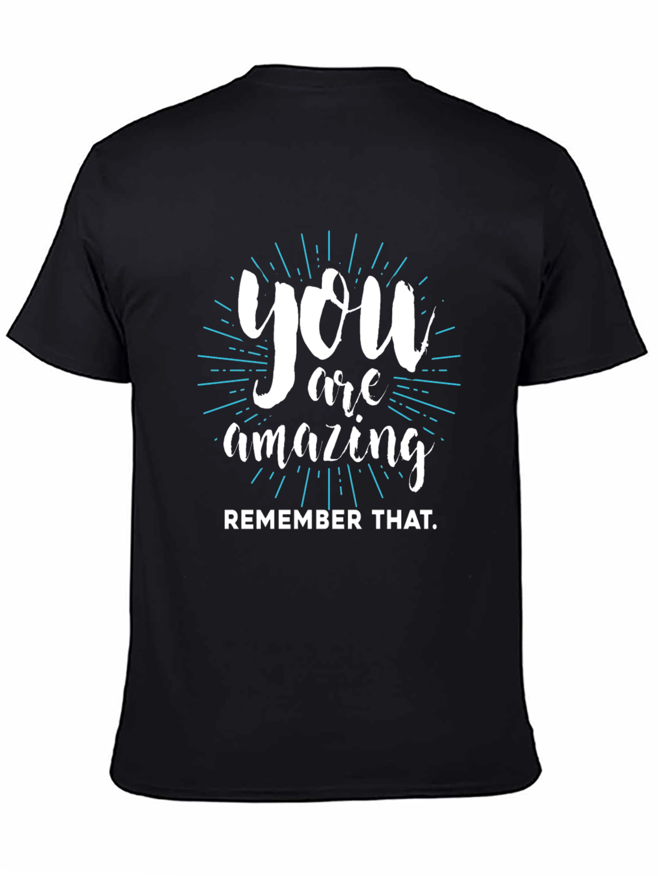 You Are Amazing Graphic T-Shirt - Black