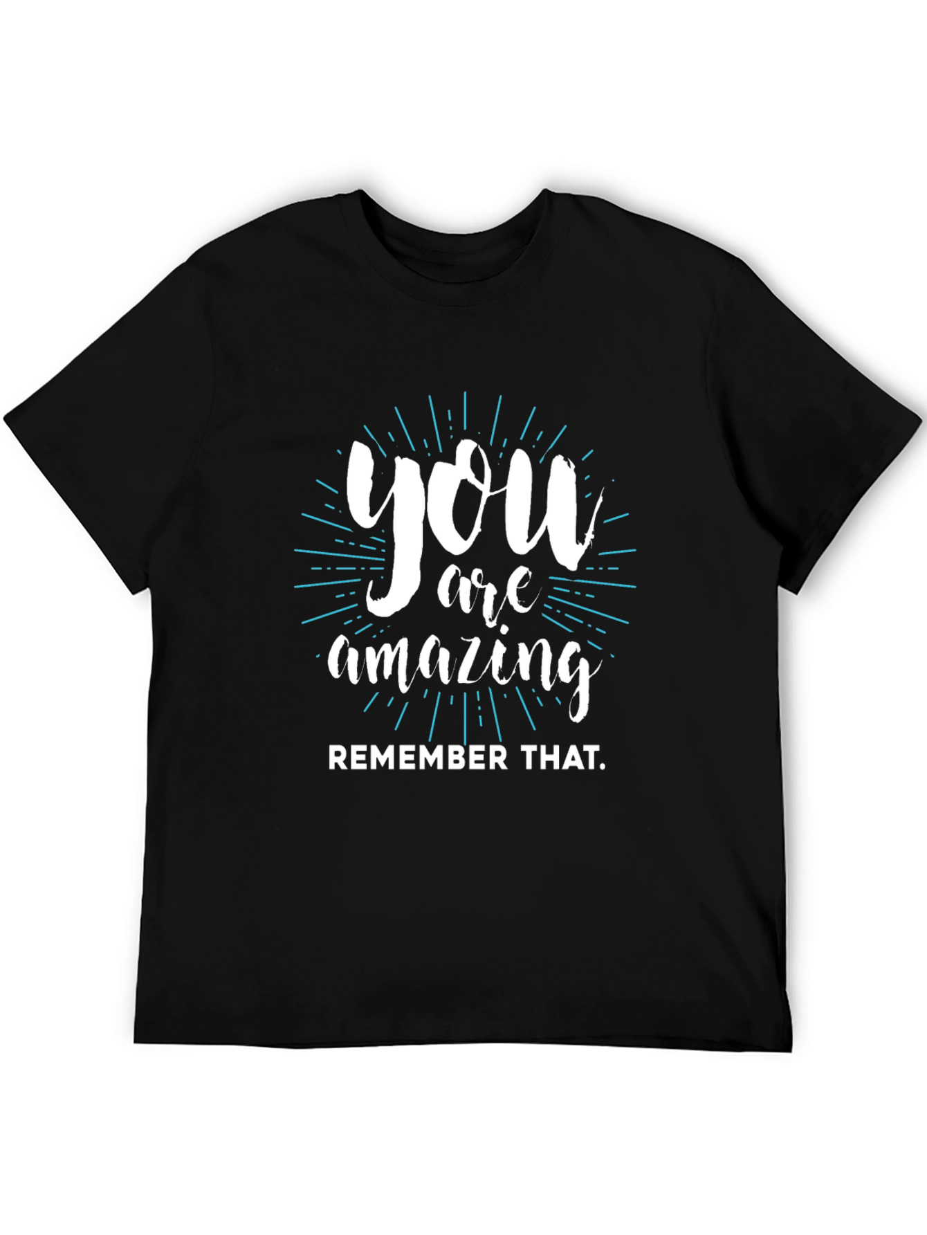 You Are Amazing Graphic T-Shirt - Black