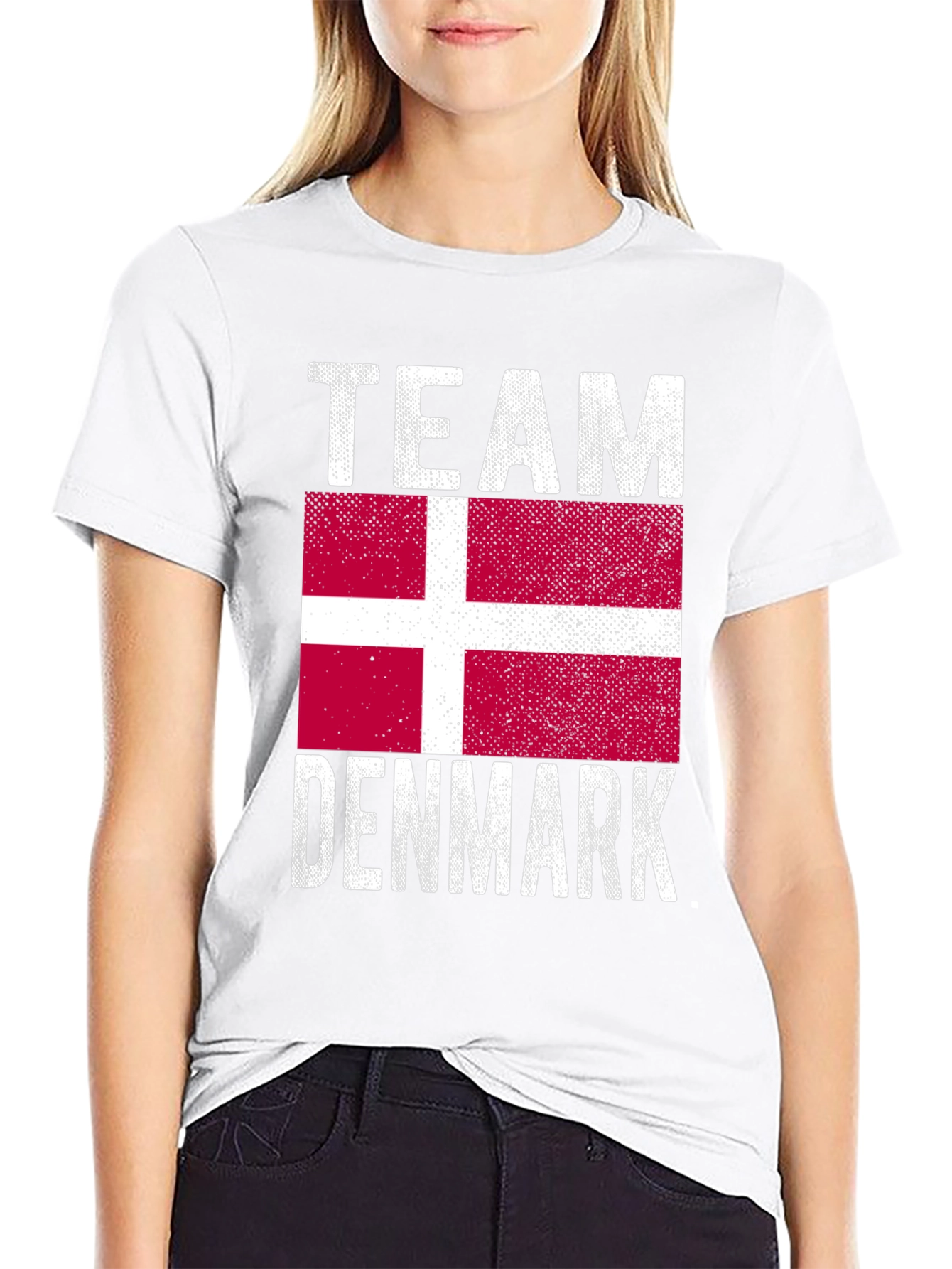 Team Denmark Flag Graphic T-Shirt