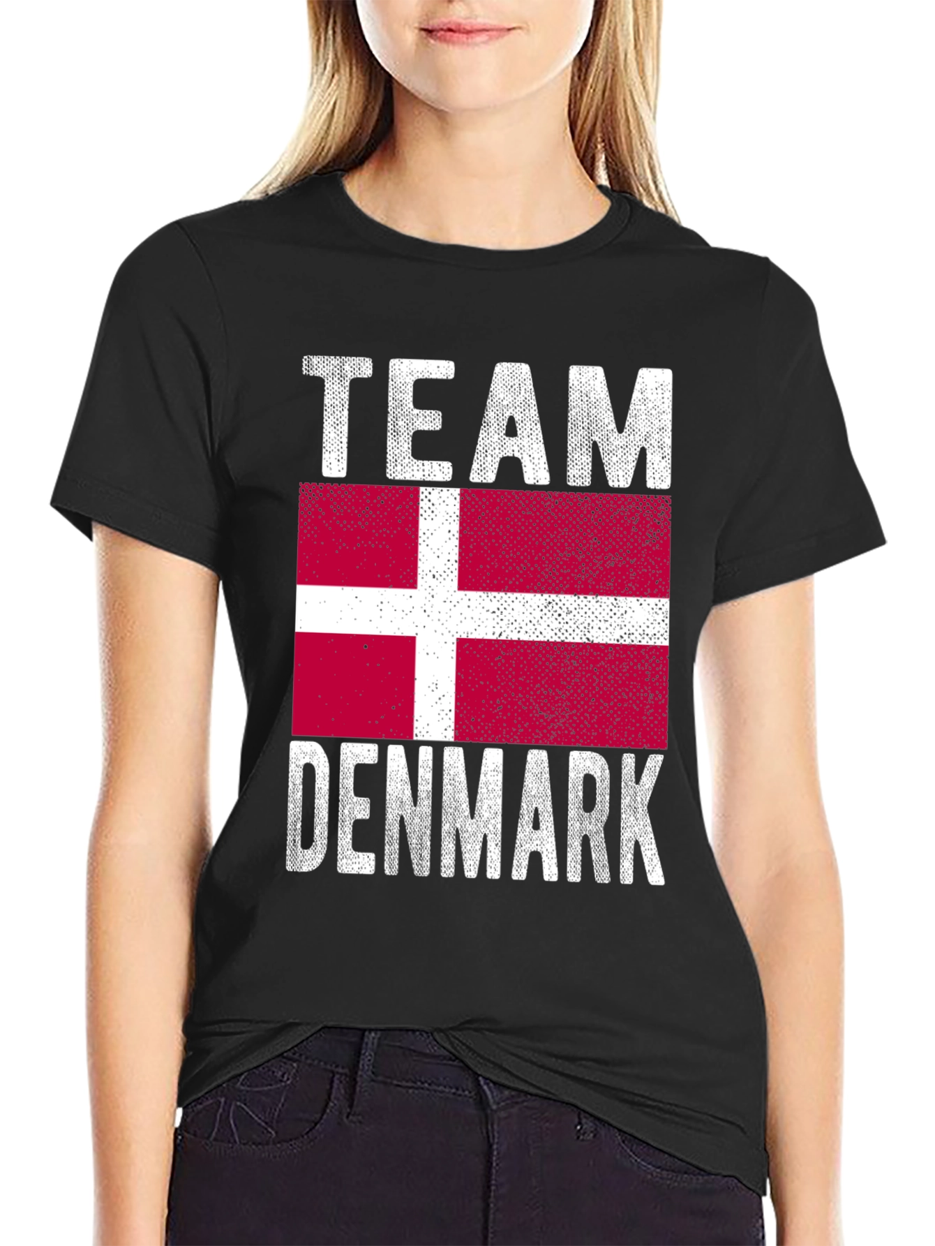 Team Denmark Flag Graphic T-Shirt