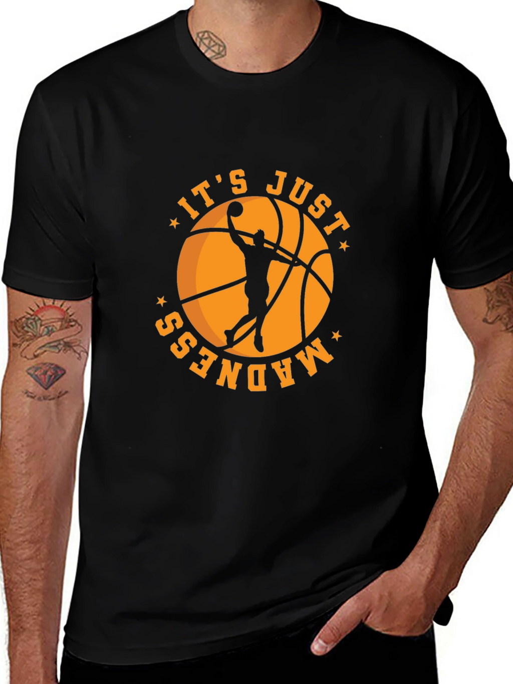 Basketball Madness Graphic Tee