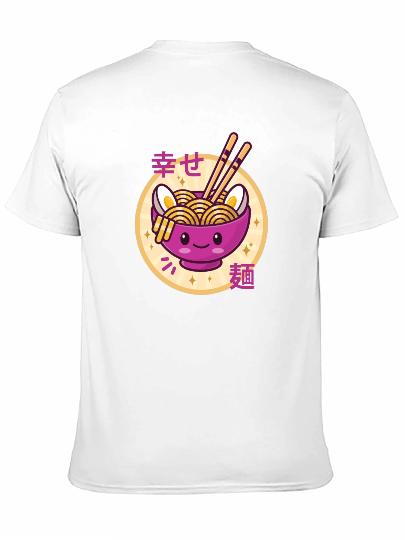 Kawaii Ramen Bowl T-Shirt - Cute Japanese Noodle Design