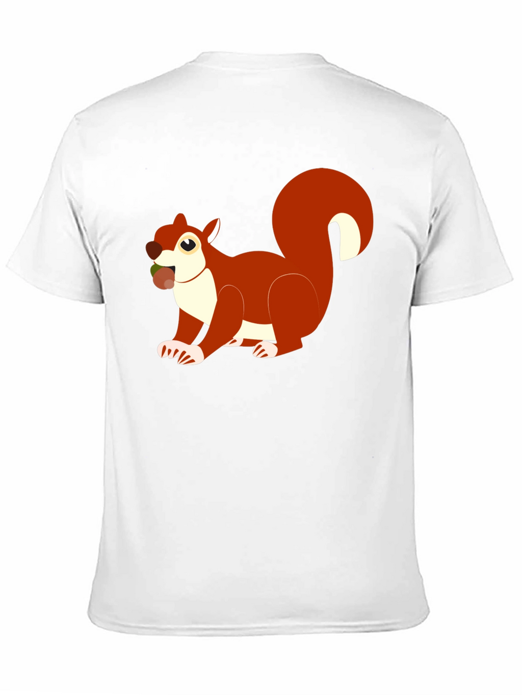 Squirrel Graphic Tee - Black Cotton Blend