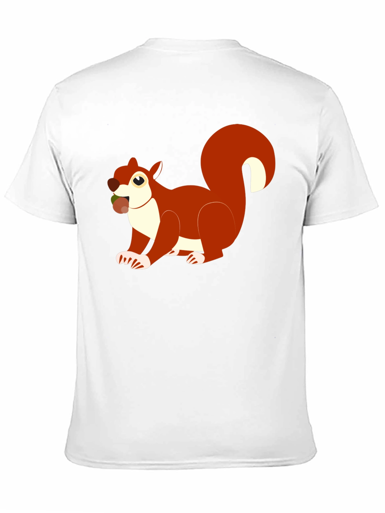 Squirrel Graphic Tee - Black Cotton Blend