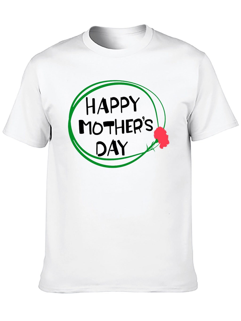 Happy Mothers Day T-Shirt - Black