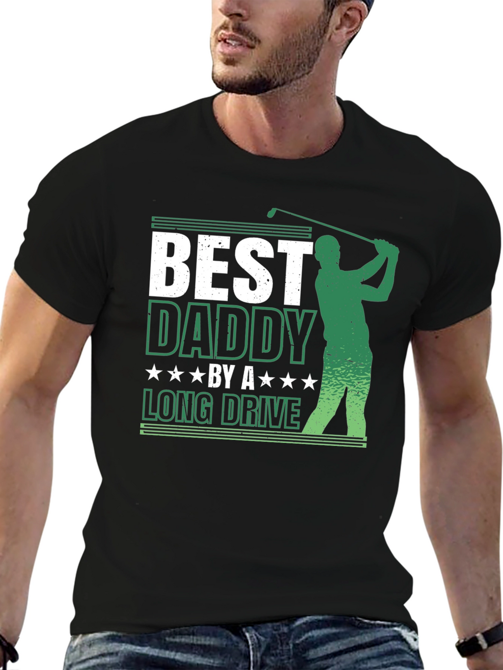 Best Daddy Golf T-Shirt - Perfect Fathers Day Gift!