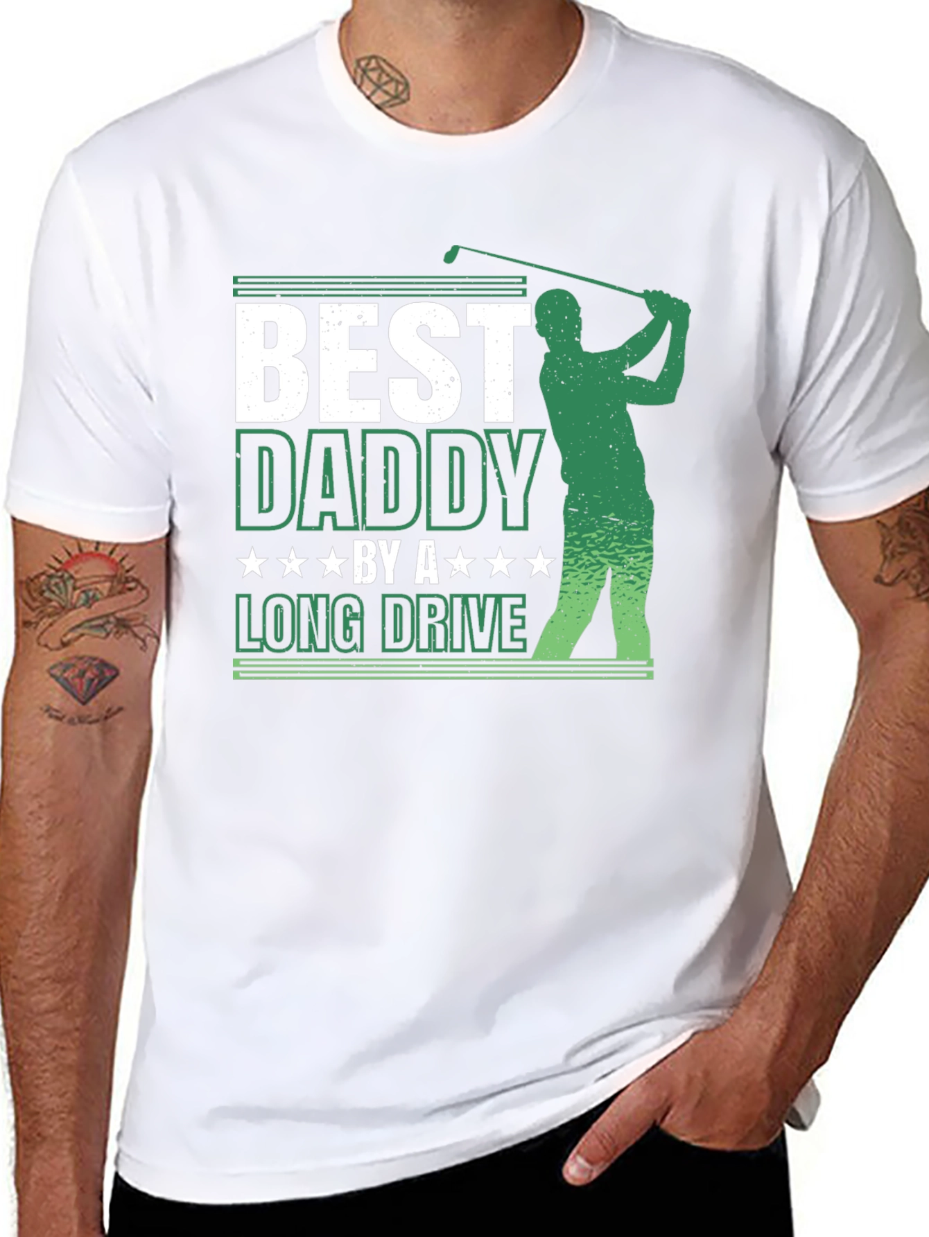 Best Daddy Golf T-Shirt - Perfect Fathers Day Gift!