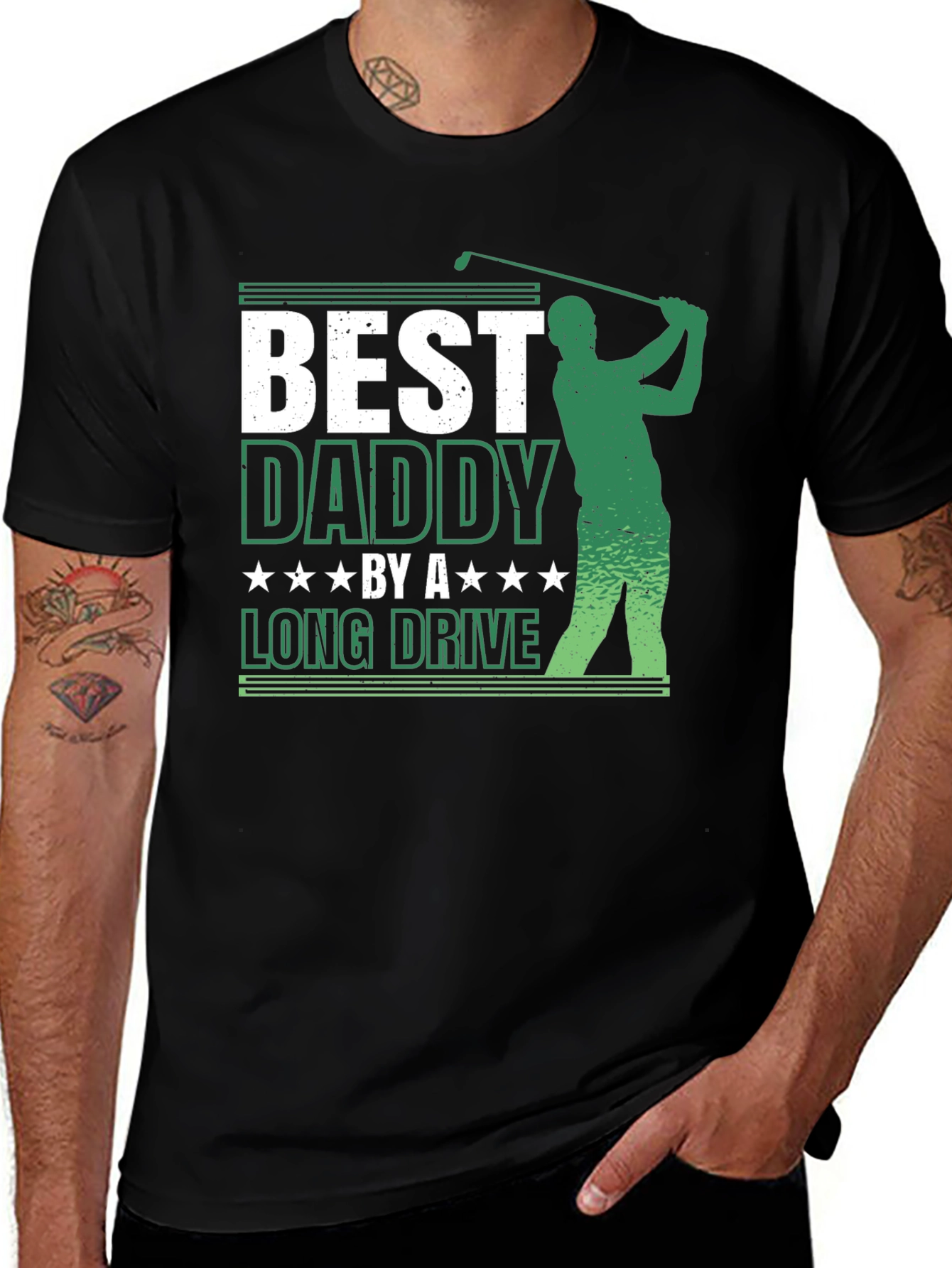 Best Daddy Golf T-Shirt - Perfect Fathers Day Gift!