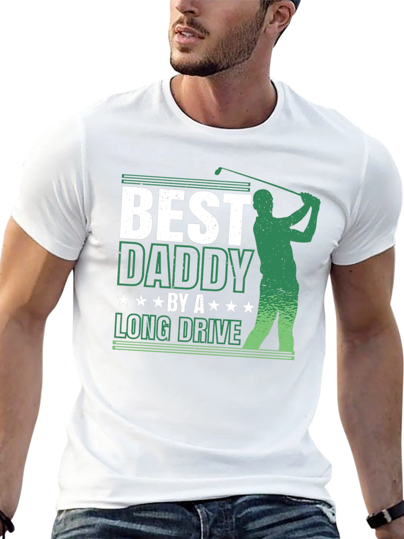 Best Daddy Golf T-Shirt - Perfect Fathers Day Gift!