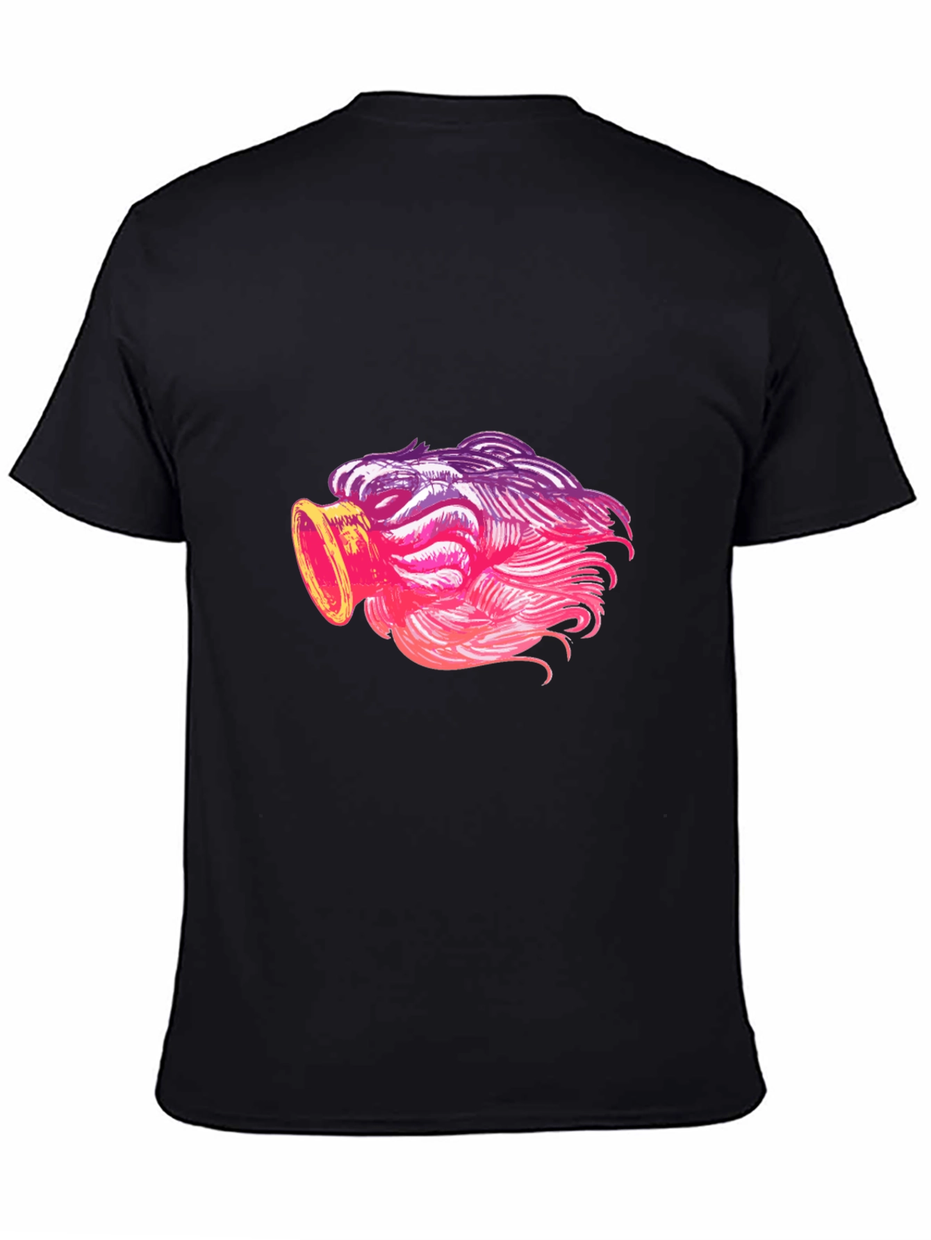 Cool Graphic Tee - Unique Pink Ombre Design