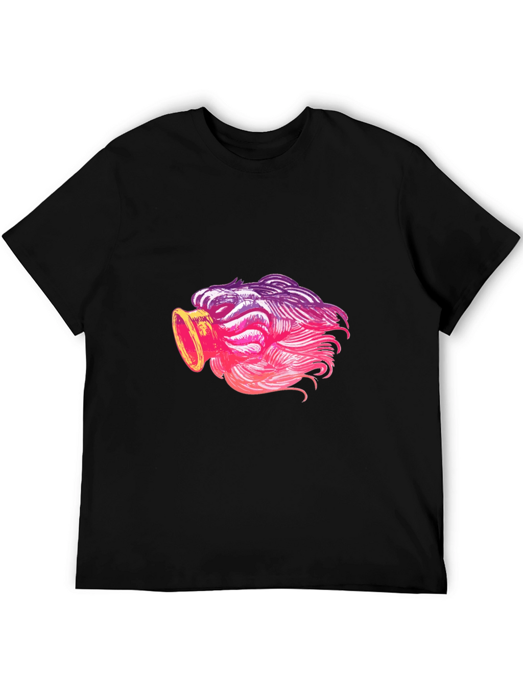 Cool Graphic Tee - Unique Pink Ombre Design