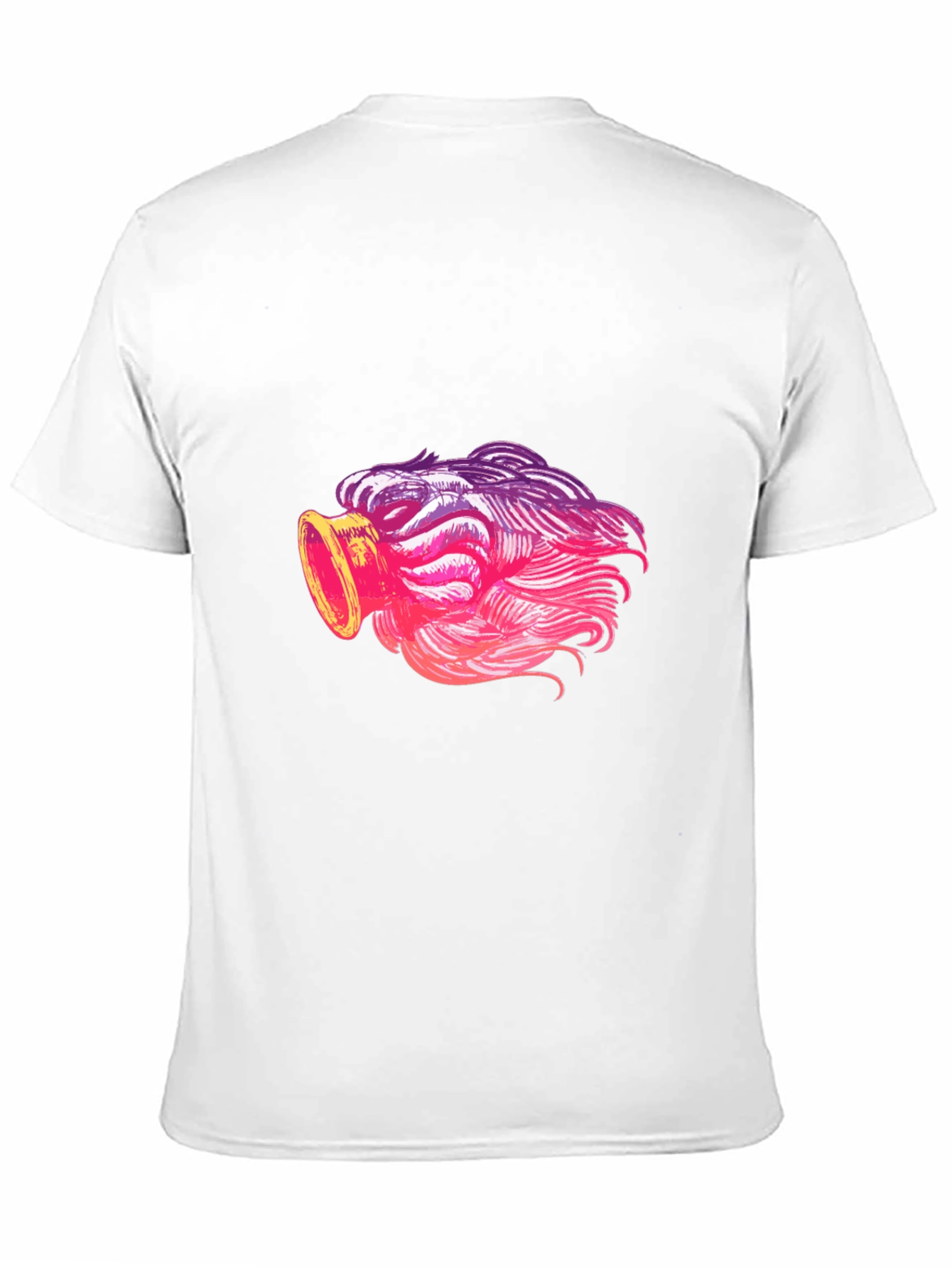 Cool Graphic Tee - Unique Pink Ombre Design