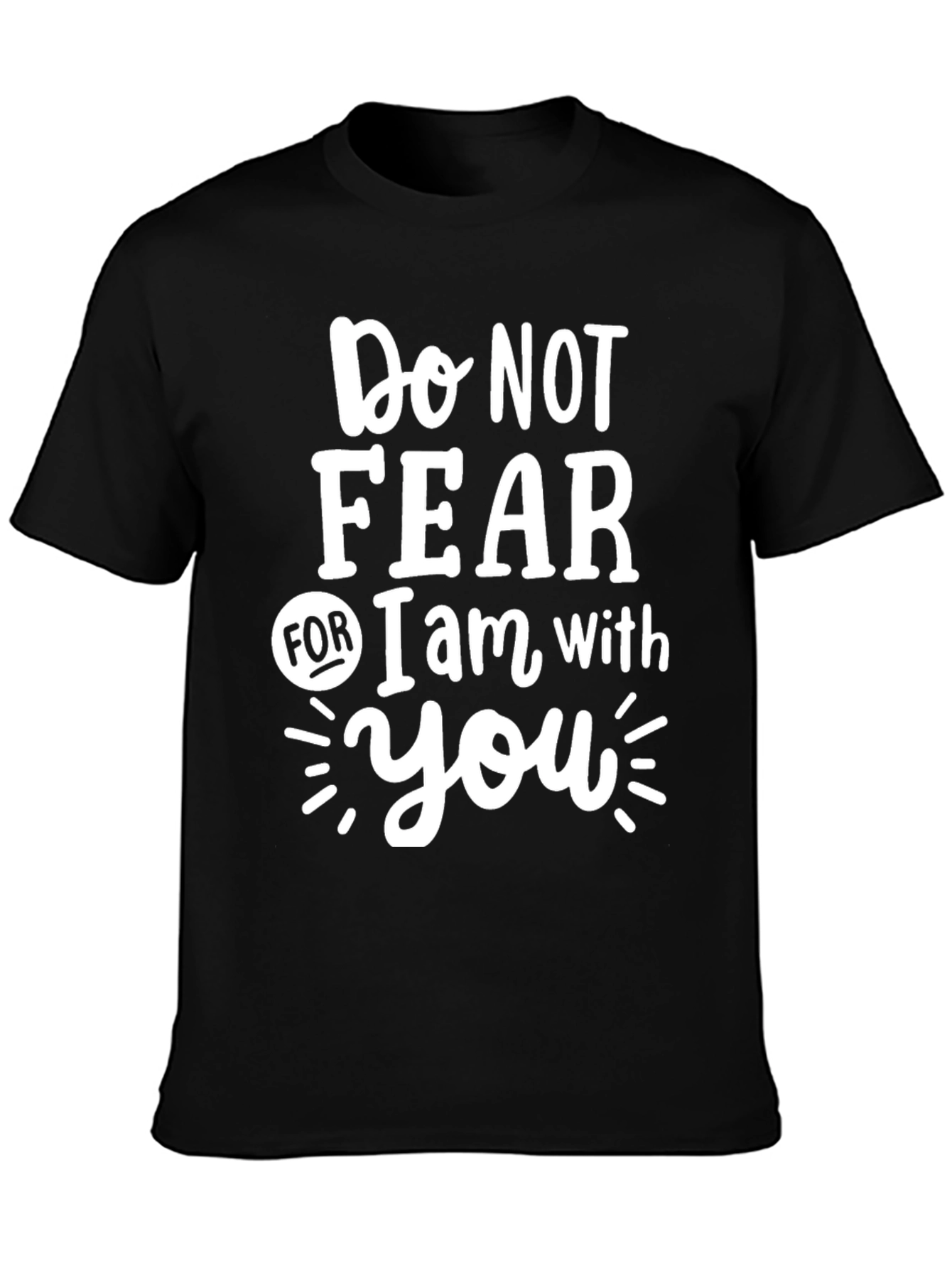 Do Not Fear Graphic Tee - Black