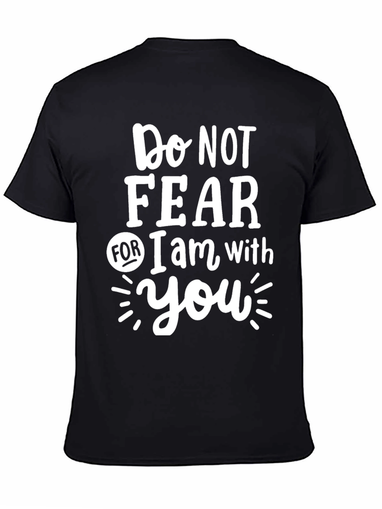 Do Not Fear Graphic Tee - Black