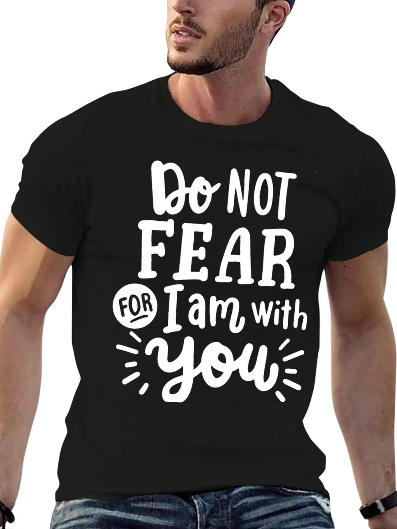 Do Not Fear Graphic Tee - Black