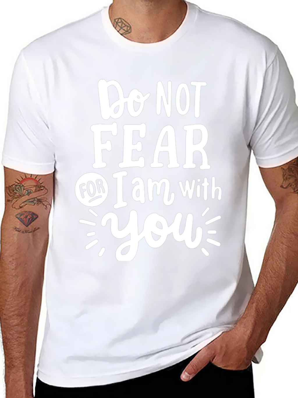 Do Not Fear Graphic Tee - Black