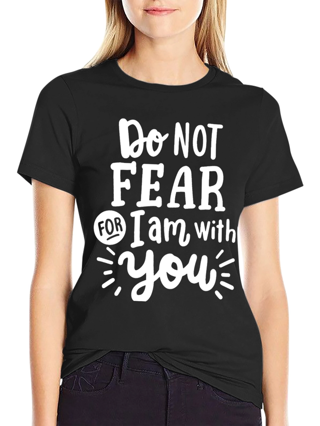 Do Not Fear Graphic Tee - Black