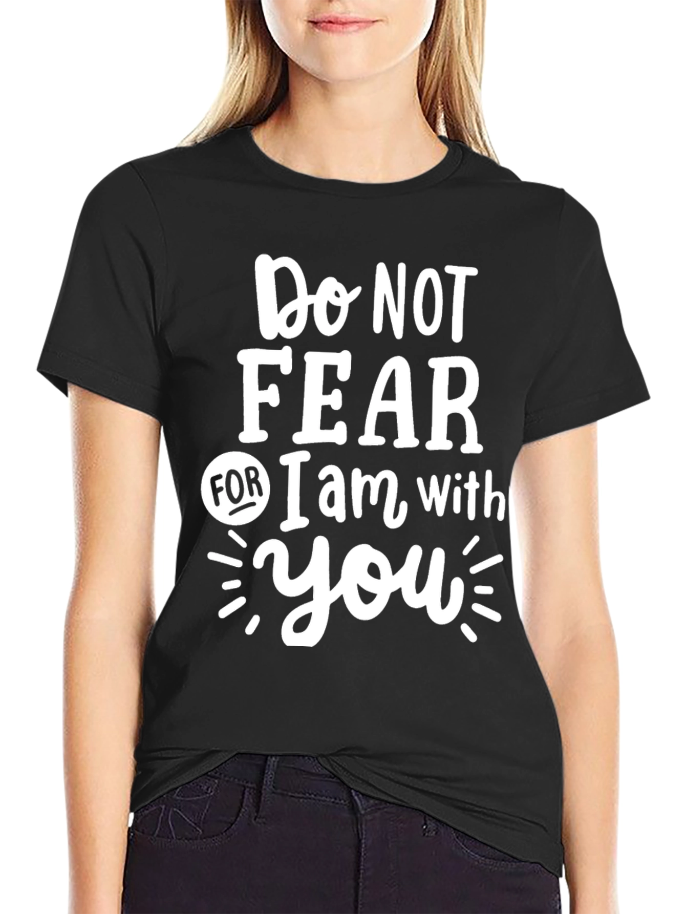Do Not Fear Graphic Tee - Black
