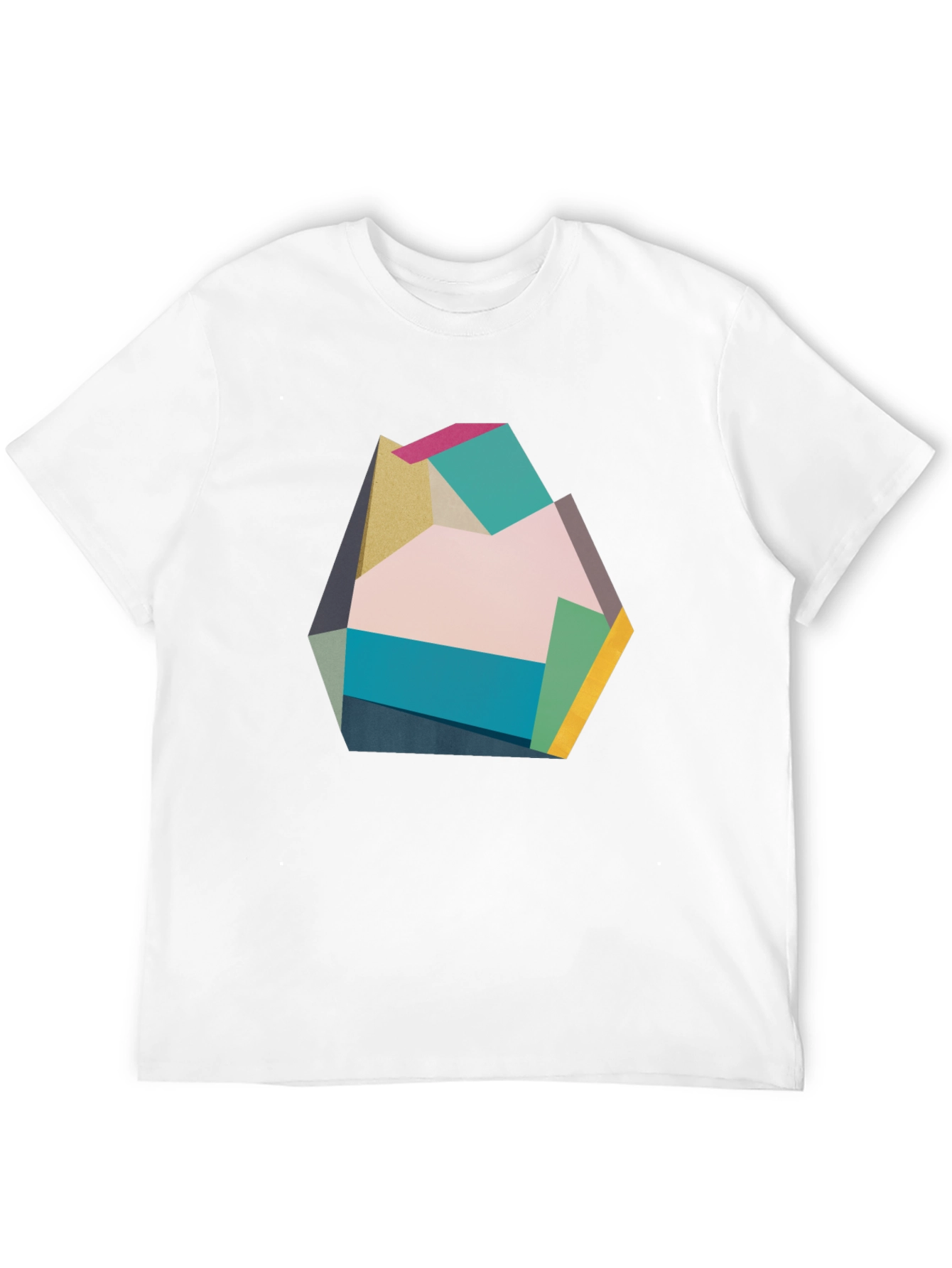 Geometric Prism Graphic Print T-Shirt