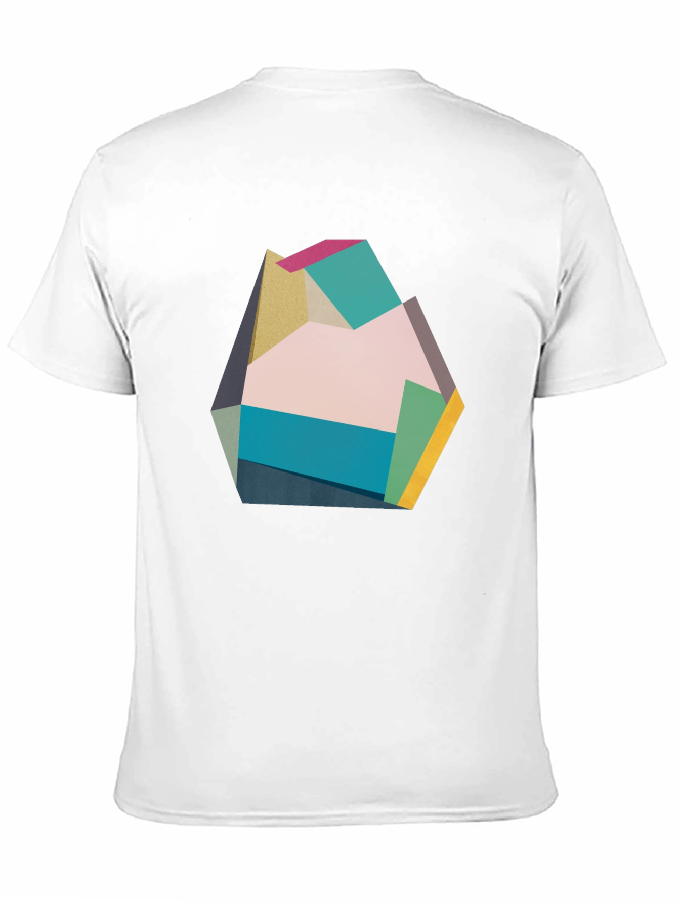 Geometric Prism Graphic Print T-Shirt