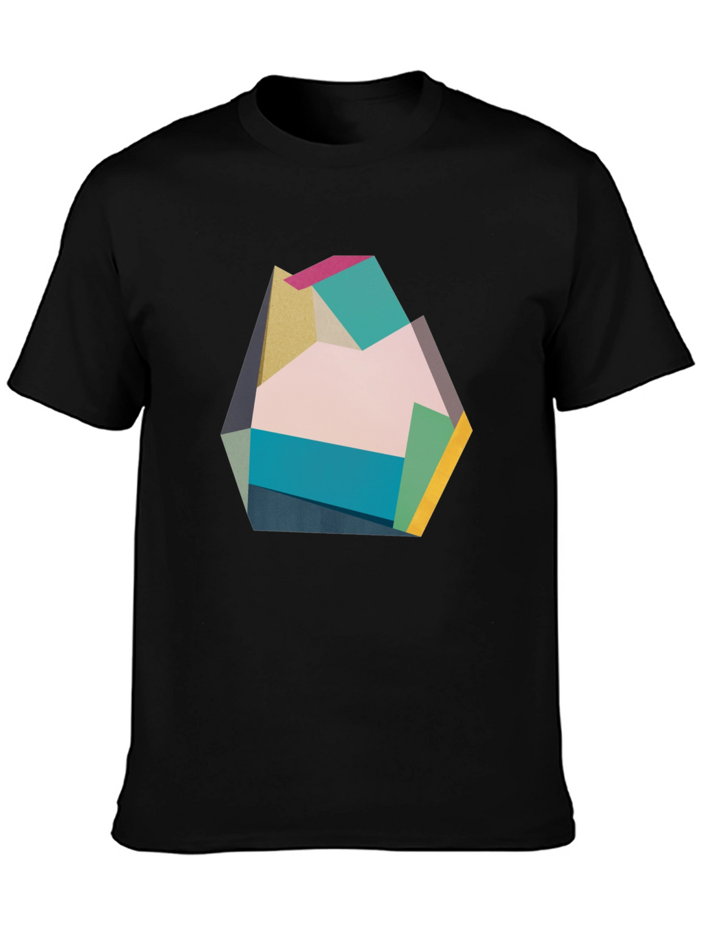 Geometric Prism Graphic Print T-Shirt