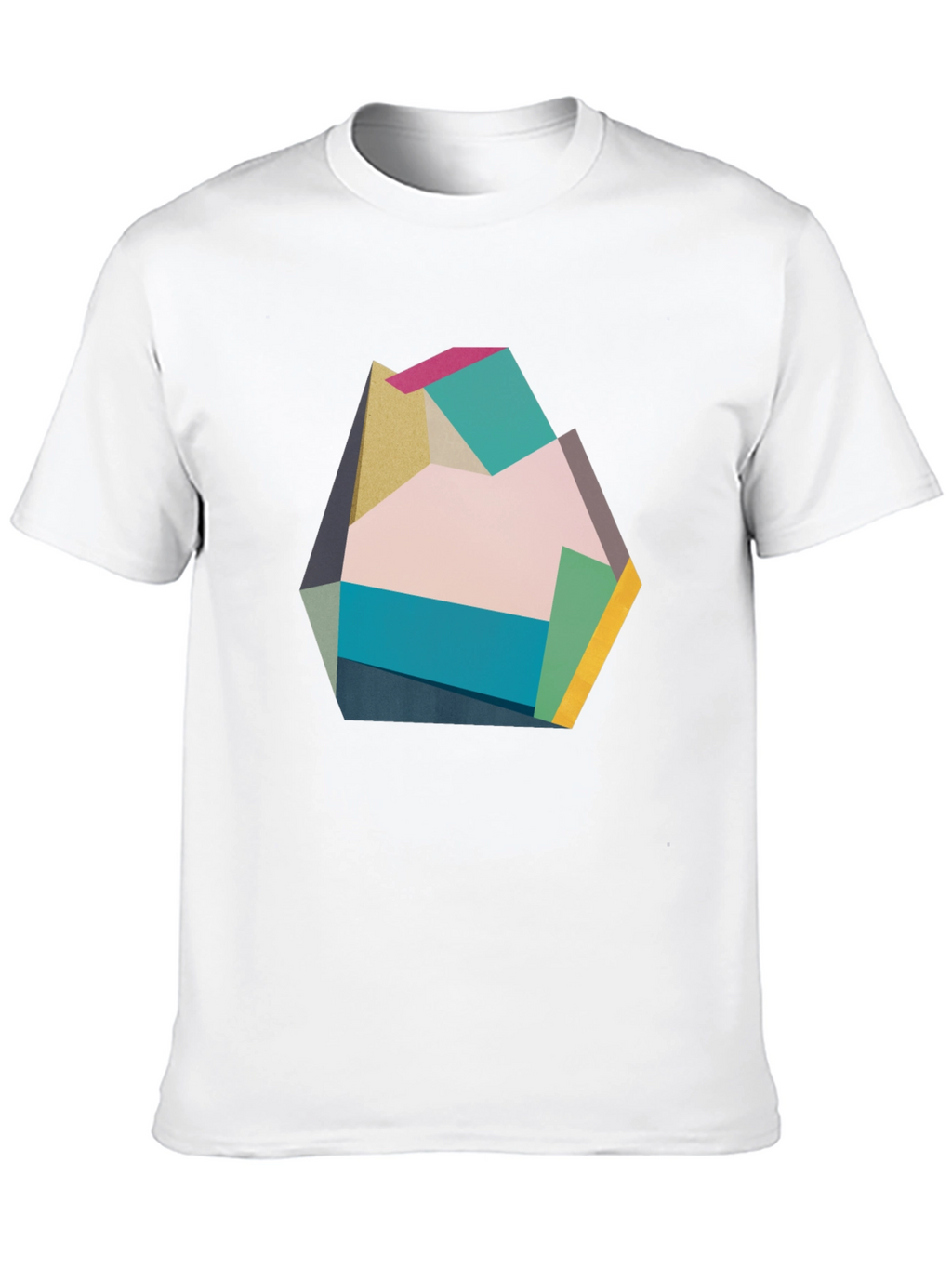 Geometric Prism Graphic Print T-Shirt