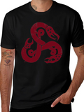 Viking Serpent Graphic Tee - Mens Black T-Shirt