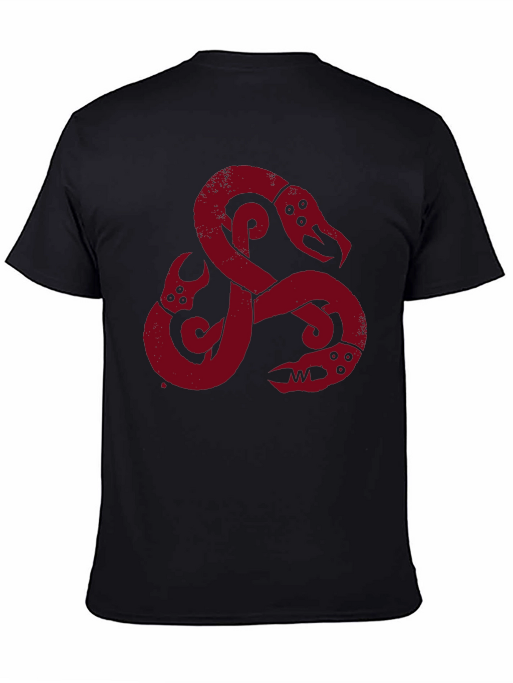 Viking Serpent Graphic Tee - Mens Black T-Shirt