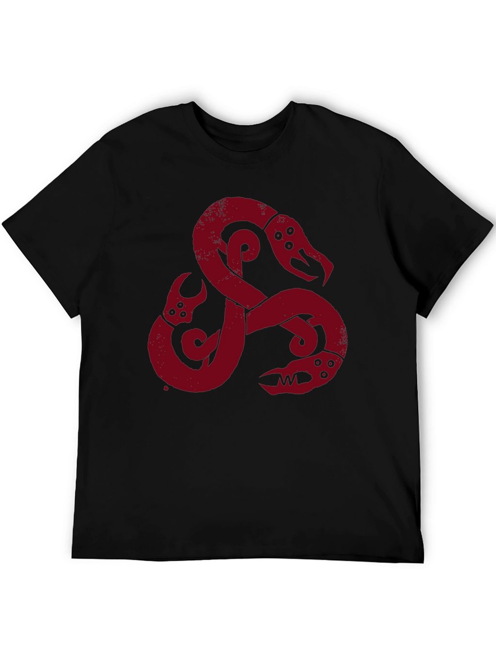 Viking Serpent Graphic Tee - Mens Black T-Shirt