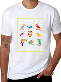 I Just Freaking Love Birds Graphic T-Shirt