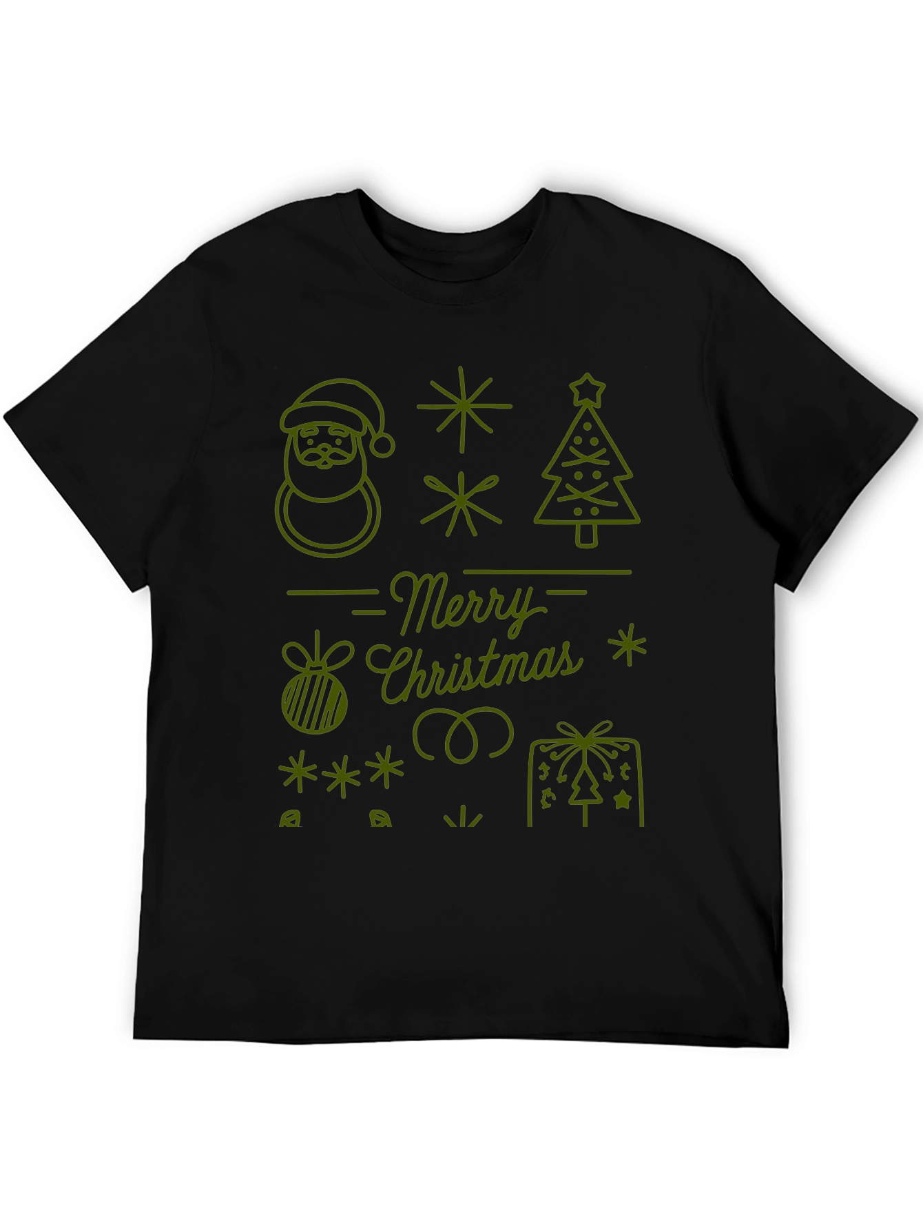 Festive Merry Christmas Graphic Tee
