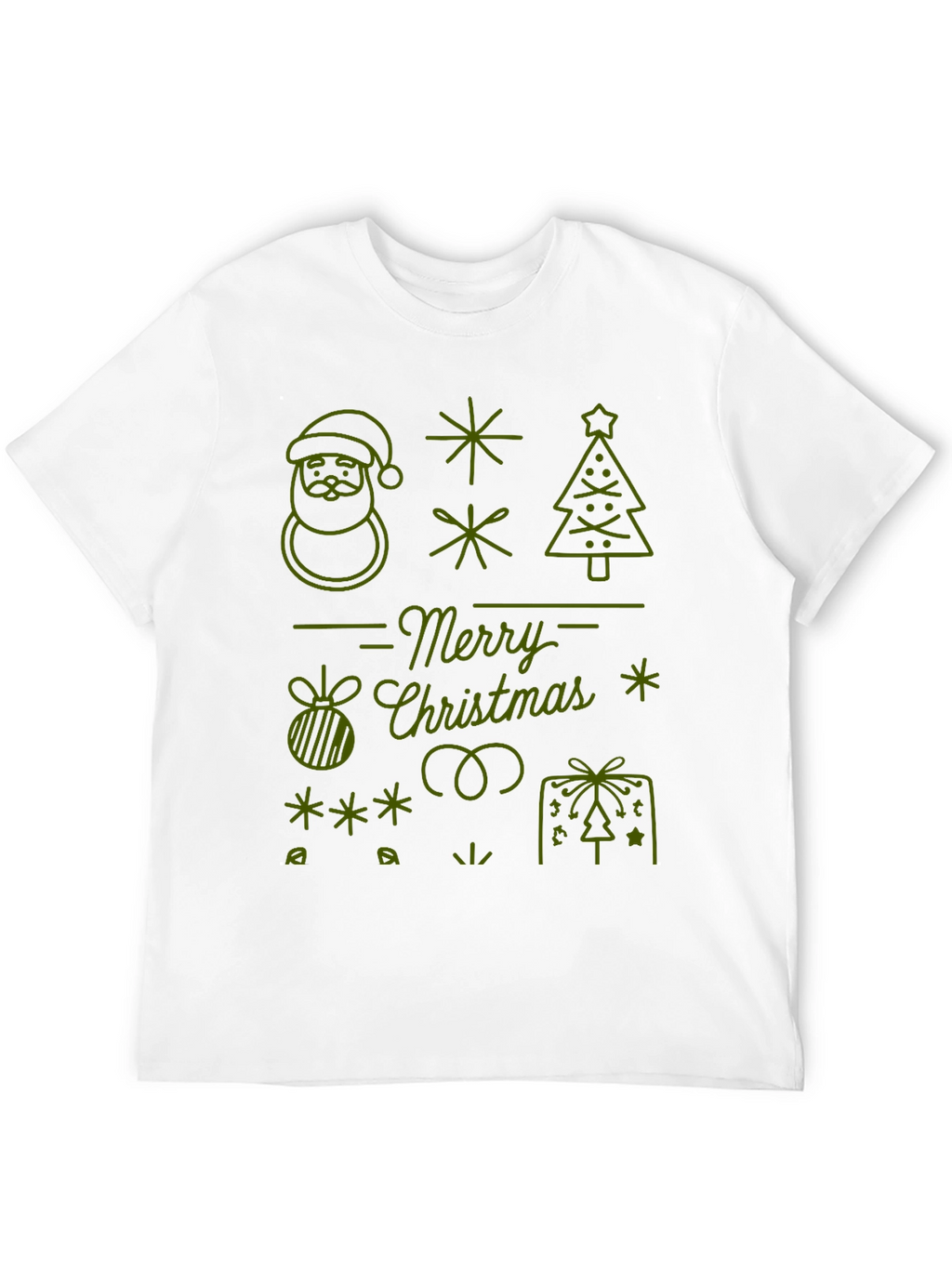Festive Merry Christmas Graphic Tee