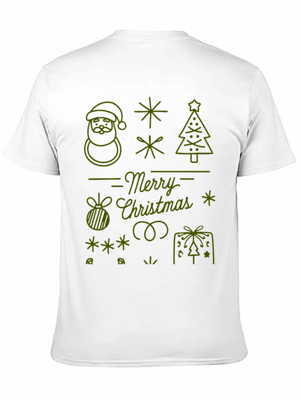 Festive Merry Christmas Graphic Tee