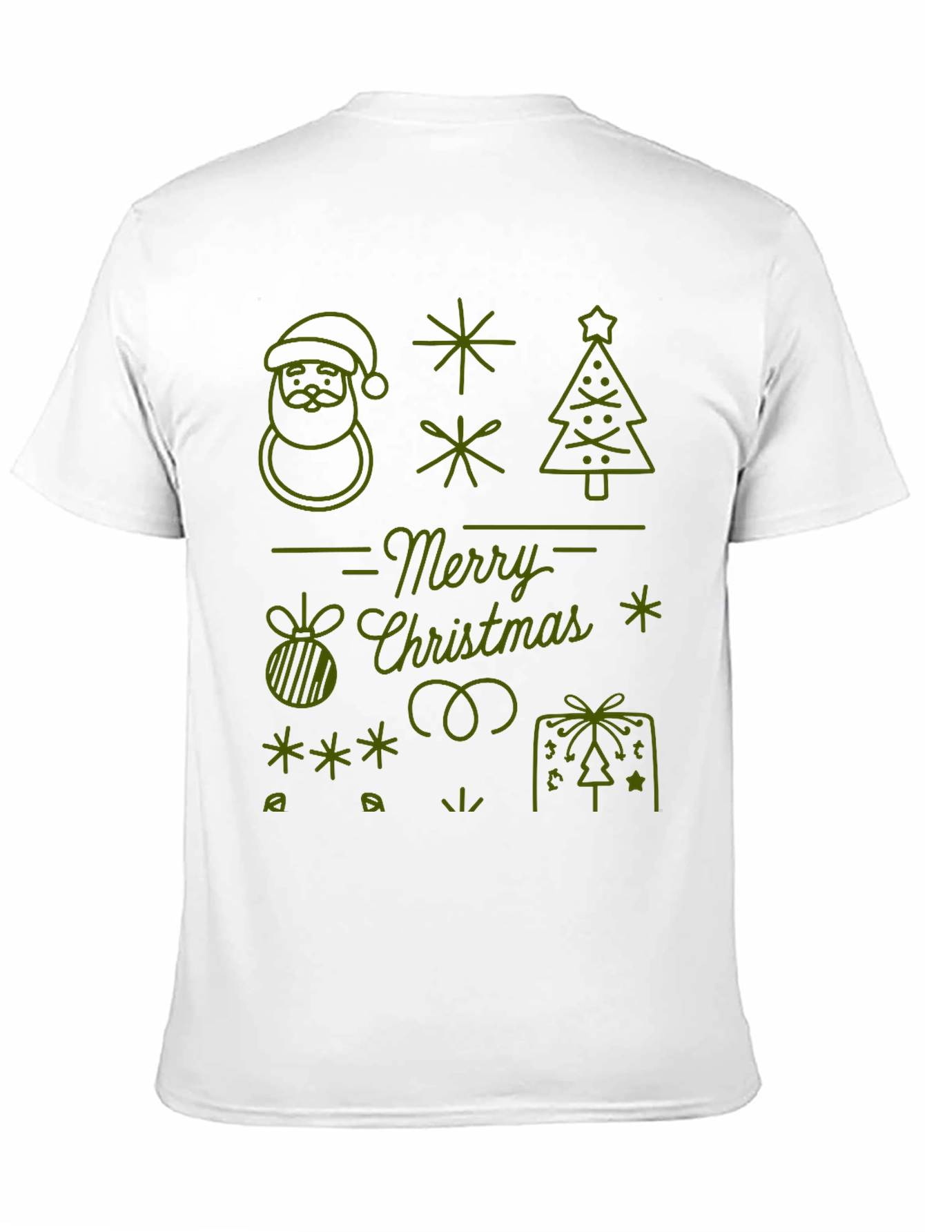 Festive Merry Christmas Graphic Tee