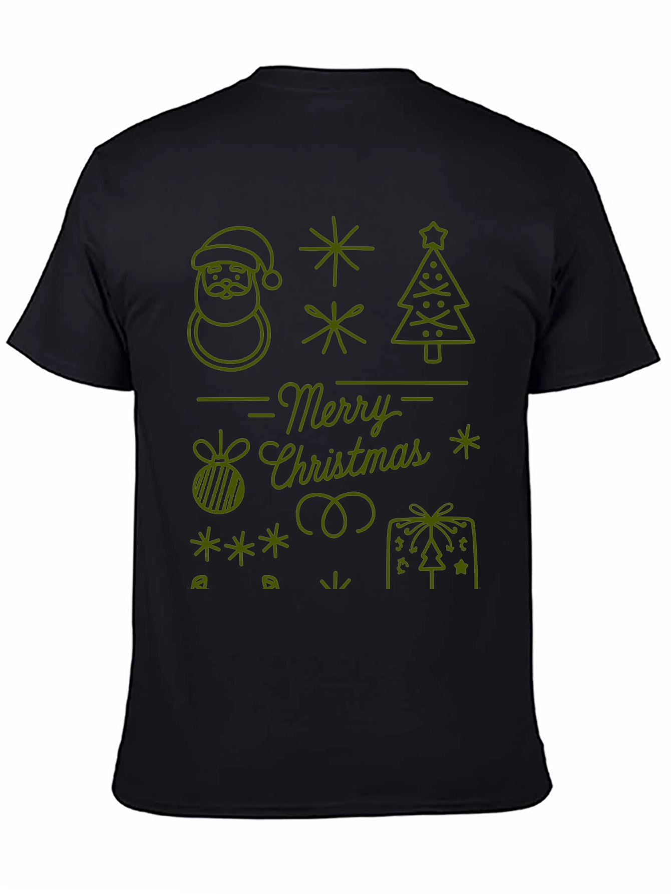 Festive Merry Christmas Graphic Tee