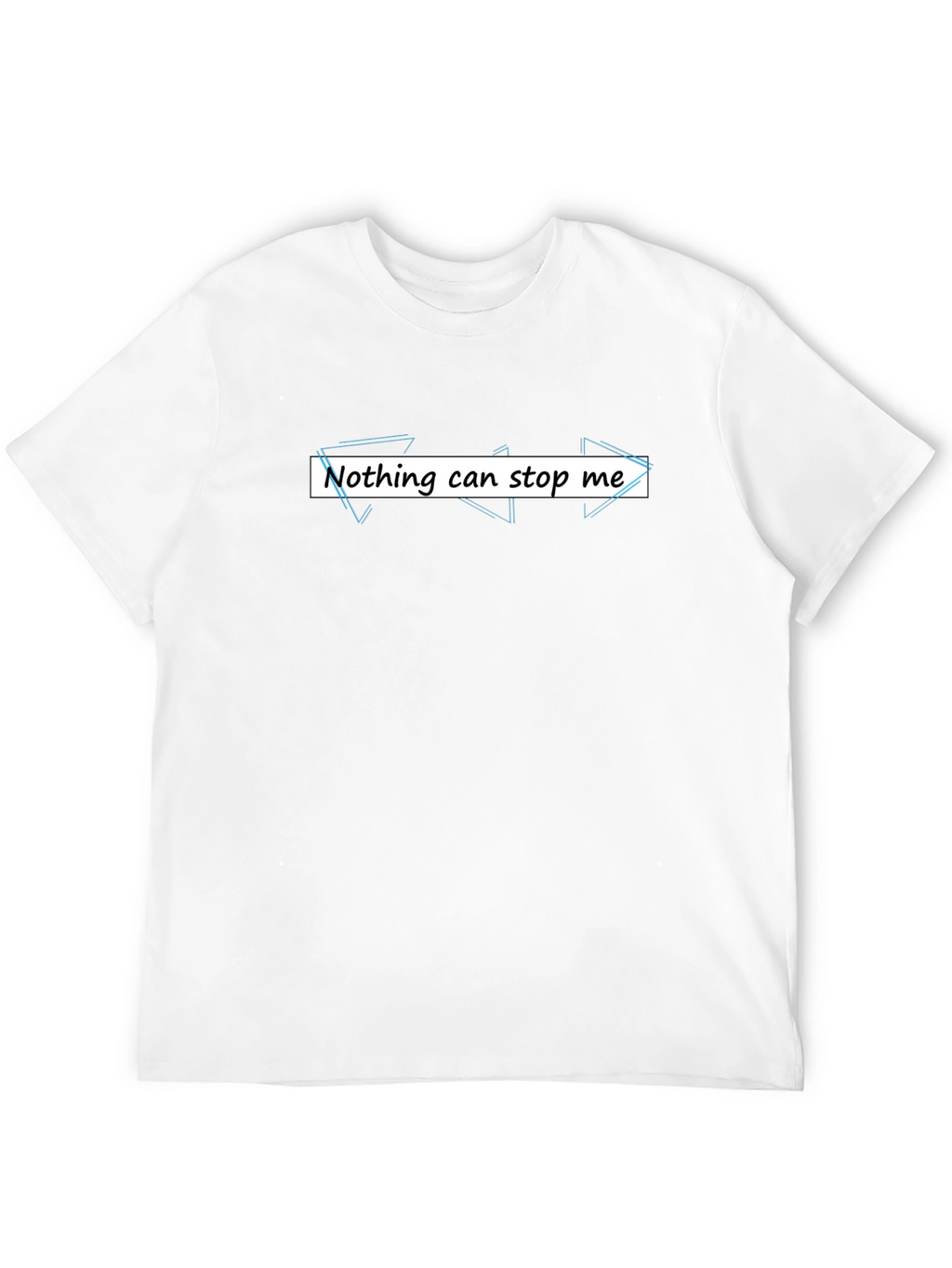 Nothing Can Stop Me Graphic Tee - Black